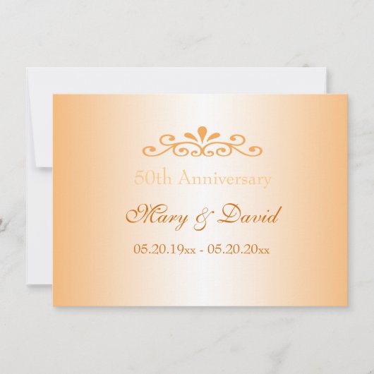 Cartes d'invitation élégantes pour anniversaire de (Devant)