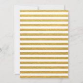 Cartes d'invitation élégantes pour les 50 ans de m (Dos)