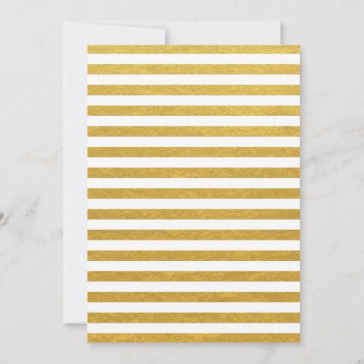 Cartes d'invitation élégantes pour les 50 ans de m (Dos)