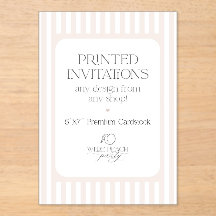 Cartes d'invitation en acrylique personnalisées - 