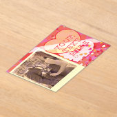 Cartes d'invitation en acrylique pour la Saint-Val (Poser)