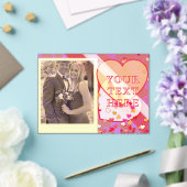 Cartes d'invitation en acrylique pour la Saint-Val (Insitu (Mariage))