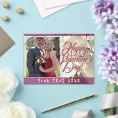 Cartes d'invitation en acrylique pour la Saint-Val (Insitu (Mariage))
