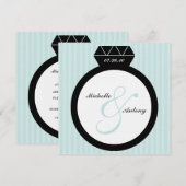 Cartes d'invitation Enregistrement de la bague de  (Devant / Derrière)