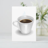 Cartes d'invitation Espresso (Debout devant)