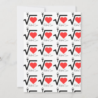 Cartes d'invitation et de remerciement Radical Lov