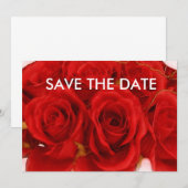 Cartes d'invitation / faire-part Bouquet de roses  (Devant / Derrière)