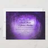 Cartes d'invitation fantaisie arbre de la forêt en (Devant)