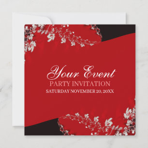 Cartes d'invitation fractales Wisteria
