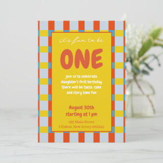 Cartes d'invitation Fun to be One
