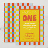 Cartes d'invitation Fun to be One (Devant / Derrière)