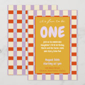 Cartes d'invitation Fun to be One (Devant / Derrière)