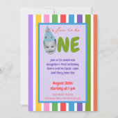 Cartes d'invitation Fun to be One (Devant)