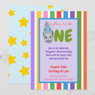 Cartes d'invitation Fun to be One