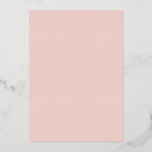 Cartes d'invitation géométriques Elegant Peach (Verso)