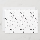 Cartes d'invitation gothiques minimales | Style mo (Devant)