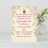 Cartes d'invitation Grihapravesh (Debout devant)