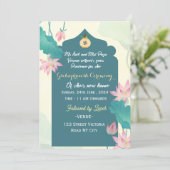 Cartes d'invitation Grihapravesh (Debout devant)