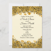 Cartes d'invitation guépard de la jungle exotique  (Devant)