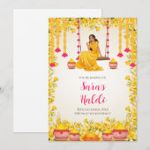 Cartes d'invitation Haldi Invitations numériques H (Devant / Derrière)