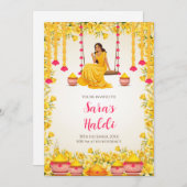 Cartes d'invitation Haldi Invitations numériques P (Devant / Derrière)