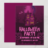 Cartes d'invitation Halloween ! (Devant / Derrière)