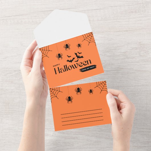 Cartes d'invitation Halloween ! (Déchirure)