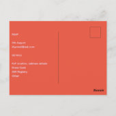 Cartes d'invitation Hallowmas Halloween Noël Mashu (Dos)