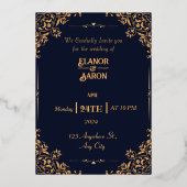 Cartes d'invitation, invitation de mariage, (Recto)