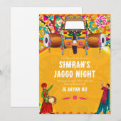 Cartes d'invitation Jaggo & invitations numériques (Devant / Derrière)