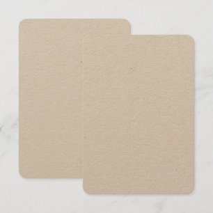 Cartes d'invitation Kraft 8,9 x 12,7 cm sur mesure