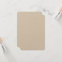 Cartes d'invitation Kraft personnalisées 8,9 cm x