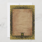 Cartes d'invitation La Belle et la Bête (Dos)