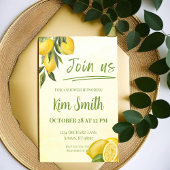 Cartes d'invitation Lemon Shower