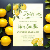 Cartes d'invitation Lemon Shower