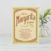 Cartes d'invitation Margarita - Fête de la tequila (Debout devant)