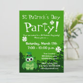 Cartes d'invitation mignonnes pour la fête de la S (Debout devant)