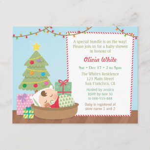 Cartes d'invitation mignonnes pour une baby shower
