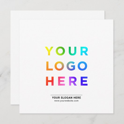 Cartes d'invitation modernes (Devant / Derrière)