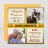 Cartes d'invitation modernes et élégantes pour les (Devant / Derrière)