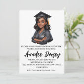 Cartes d'invitation modernes et simples pour une c (Debout devant)