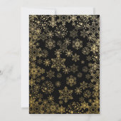 Cartes d'invitation modernes pour les fêtes avec f (Dos)