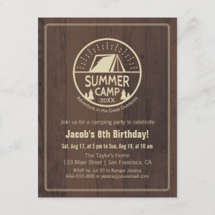 Cartes d'invitation modernes pour une fête d'anniv
