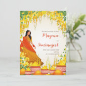 Cartes d'invitation numériques pour Haldi et Mayou (Debout devant)