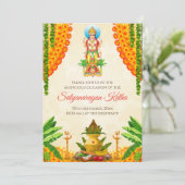 Cartes d'invitation numériques pour pooja Satyanar (Debout devant)