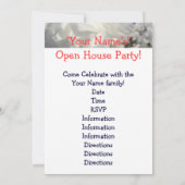 Cartes d'invitation Open House (Dos)