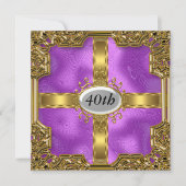 Cartes d'invitation pas chères pour fête d'anniver (Devant)