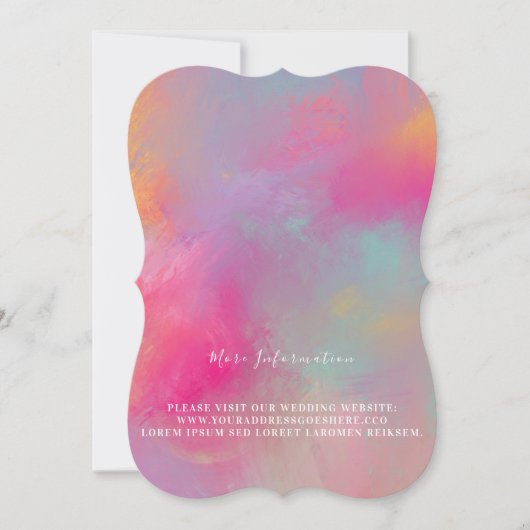 Cartes d'invitation Pastell Passion (Devant)