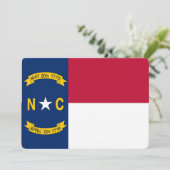 Cartes d'invitation patriotiques avec drapeau de C (Debout devant)