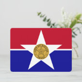 Cartes d'invitation patriotiques avec Drapeau de D (Debout devant)